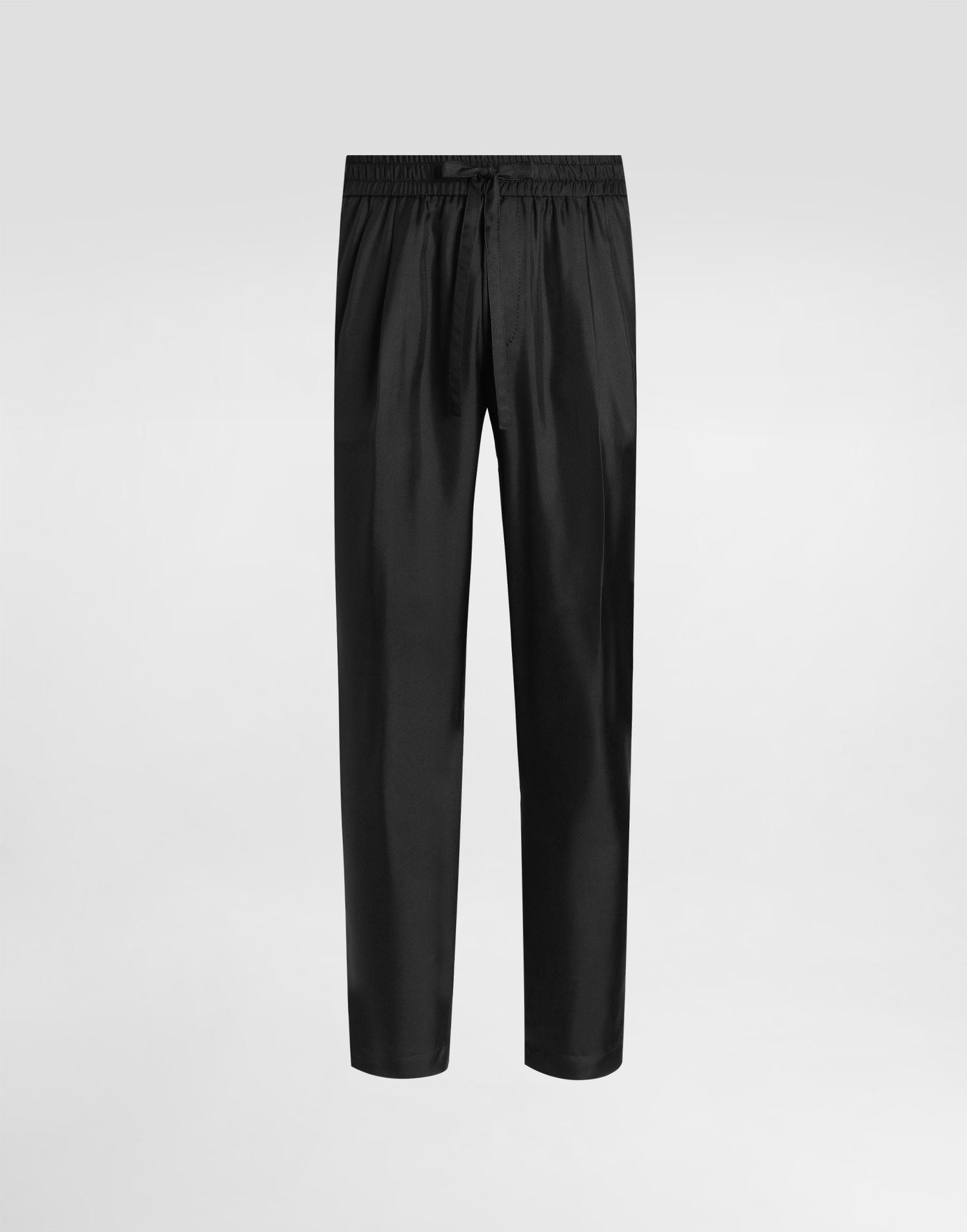 Панталони Dolce & Gabbana Dolce & Gabbana Silk Twill Jogging Trousers Черно | GP12QTFU10SN0000, 0