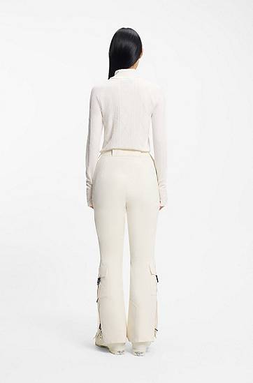 Панталони BOSS Ski trousers with water-repellent finish Бяло | 50549048, 1