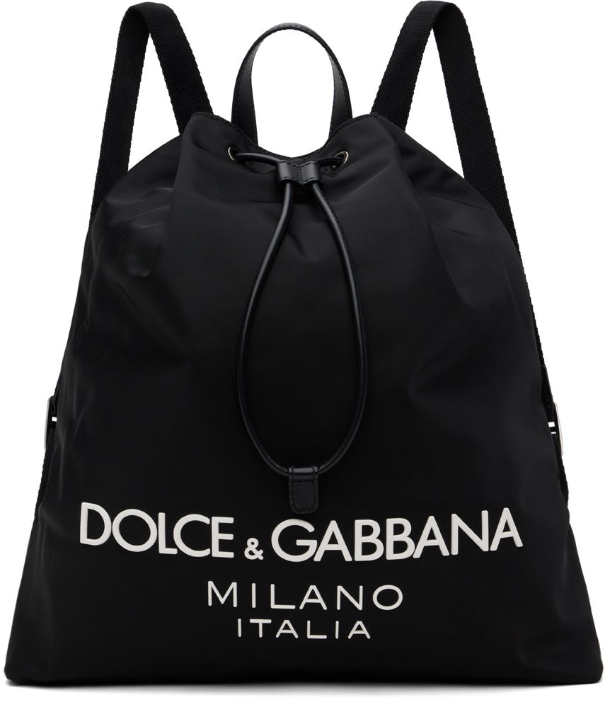 Раница Dolce & Gabbana Drawstring Backpack Черно | BM2336AG182, 0