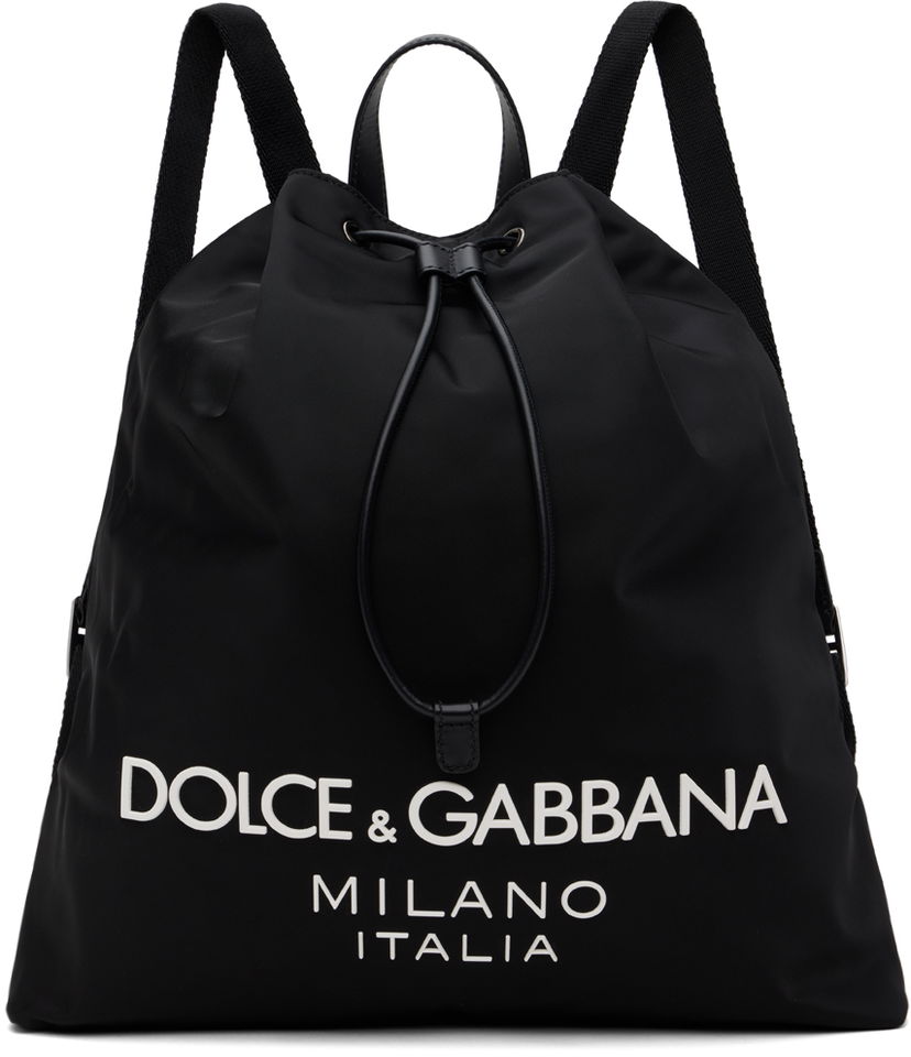 Раница Dolce & Gabbana Drawstring Backpack Черно | BM2336AG182