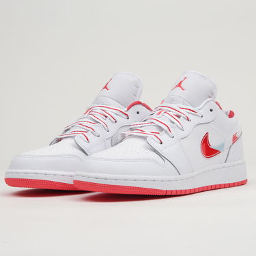 Кецове и обувки Jordan Air Jordan 1 Low GG "Topaz Mist" GS Бяло | 554723-104, 1