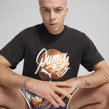 Тениска Puma Dylan Exhibit Basketball T-Shirt Черно | 630475_01, 1