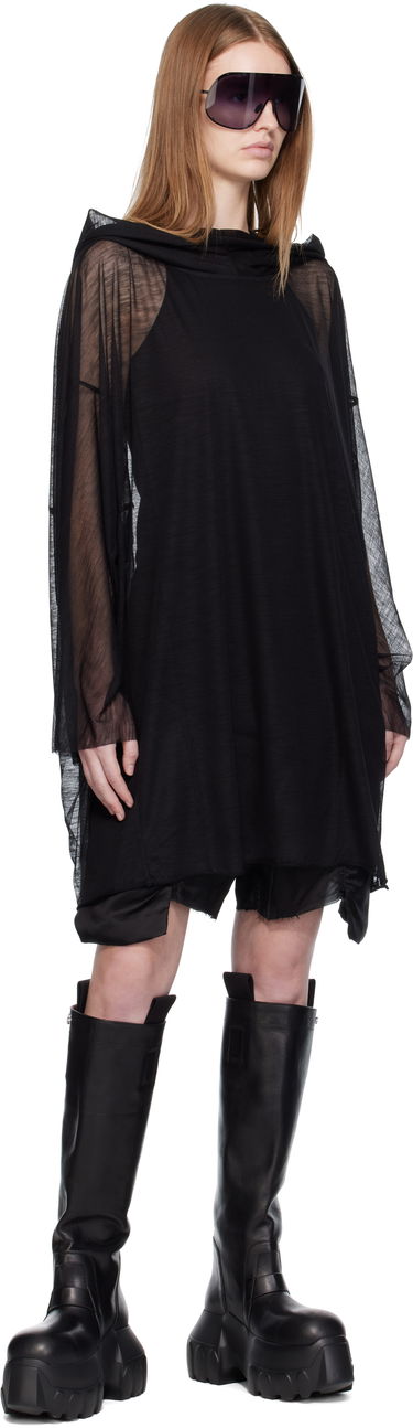 Суитчър Rick Owens Rick Owens Concordians Hooded Tunic Черно | RP02E4536 JWR, 3