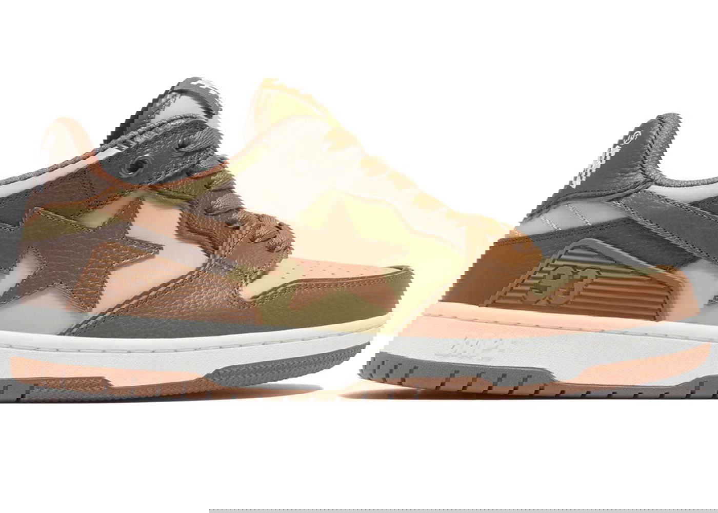 Кецове и обувки BAPE A Bathing Ape Sk8 Sta Brown Beige Кафяво | 1J80-291-059-WHT/001FWJ801059I-WHT, 0