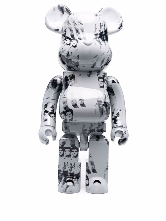 Be@rbrick Andy Warhol Elvis toy - Grey