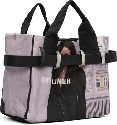 Голяма пазарска чанта Ottolinger Ottolinger Maxi Belted Tote Черно | 126-902328-01, 2