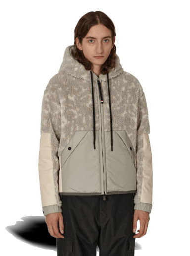 Яке Moncler Hooded Pile Cardigan Бежово | H20978G00002 F90