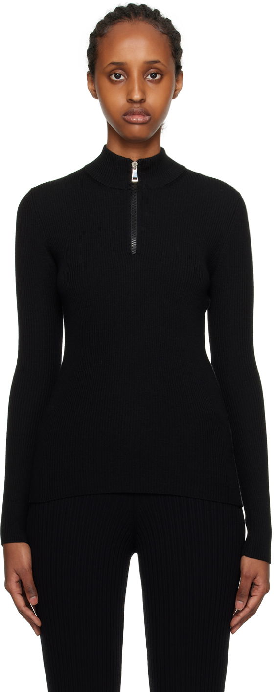 Пуловер Moncler Zip-Up Черно | I20939F00001M1131, 0