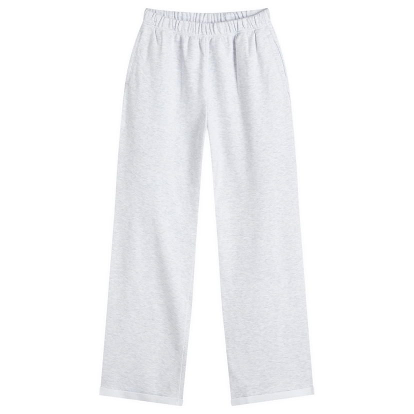 Спортни панталони SKIMS Cotton Fleece Straight Leg Pants Сиво | BO-STR-4003-LHG