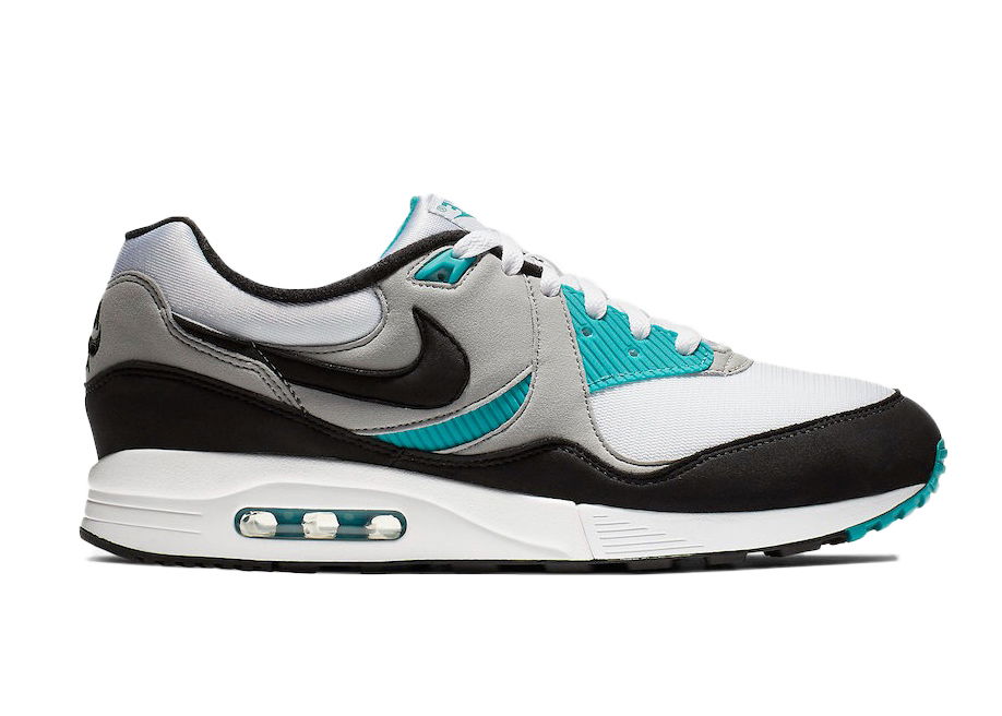 Кецове и обувки Nike Air Max Light White Black Spirit Teal Сиво | AO8285-103, 0
