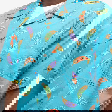 Риза Human Made Feather Aloha Vacation Shirt Синьо | HM25SH015-BL, 5