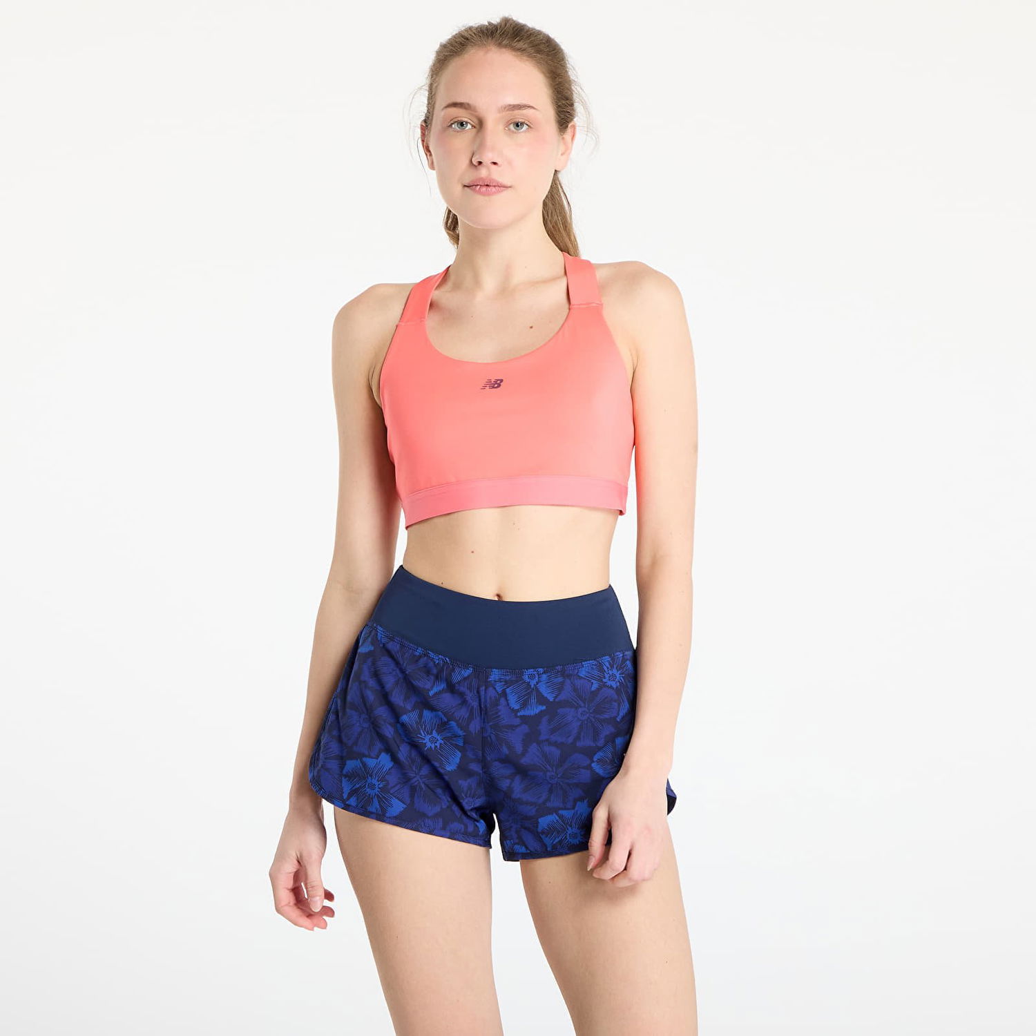 Къси панталони New Balance Essential Train Bra Розово | WB51035DTR, 0