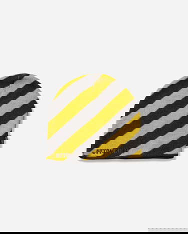 Шапка Ottolinger Ottolinger Striped Beanie Жълто | 12990252801 BLKYLW, 0