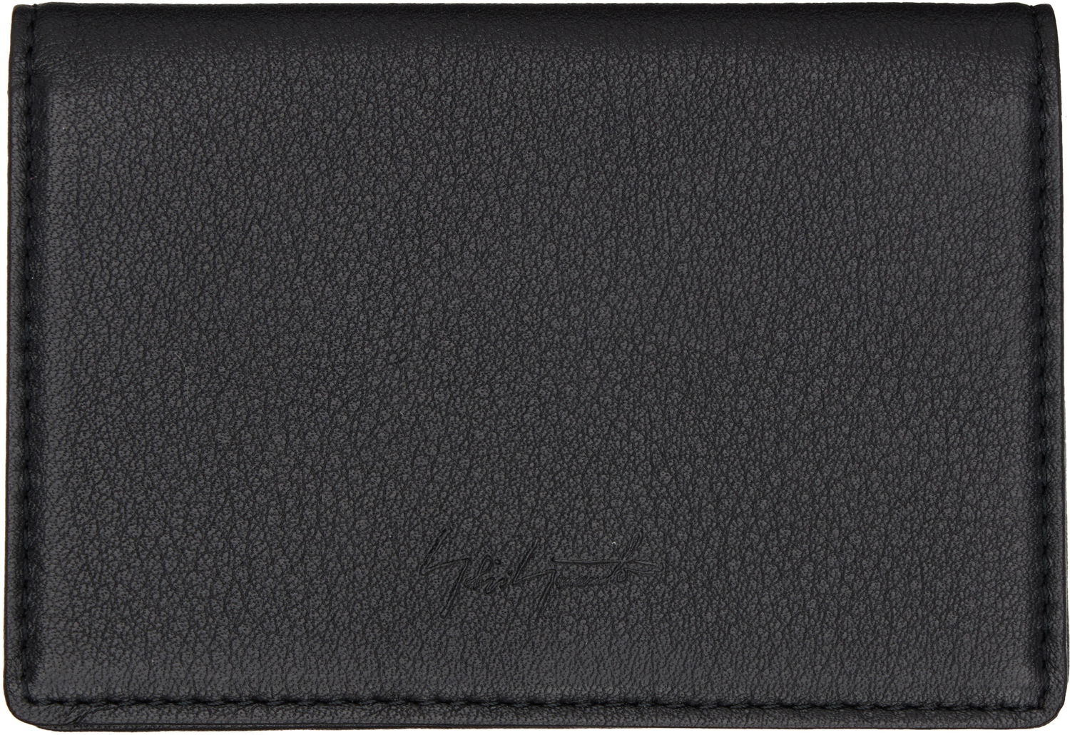 Портфейл Yohji Yamamoto Yohji Yamamoto Leather Card Holder Черно | DA-A94-790, 0