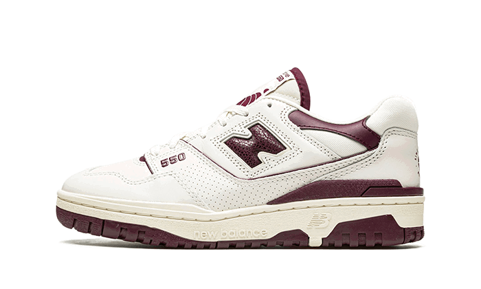 Кецове и обувки New Balance Aimé Leon Dore x 550 "Purple" Бяло | BB550AR1, 0
