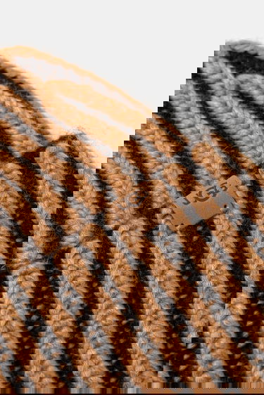 Аксесоари UGG CHUNKY Knitted Striped Wool Blend Hat and Fingerless Gloves Set Многоцветен | 103605, 5