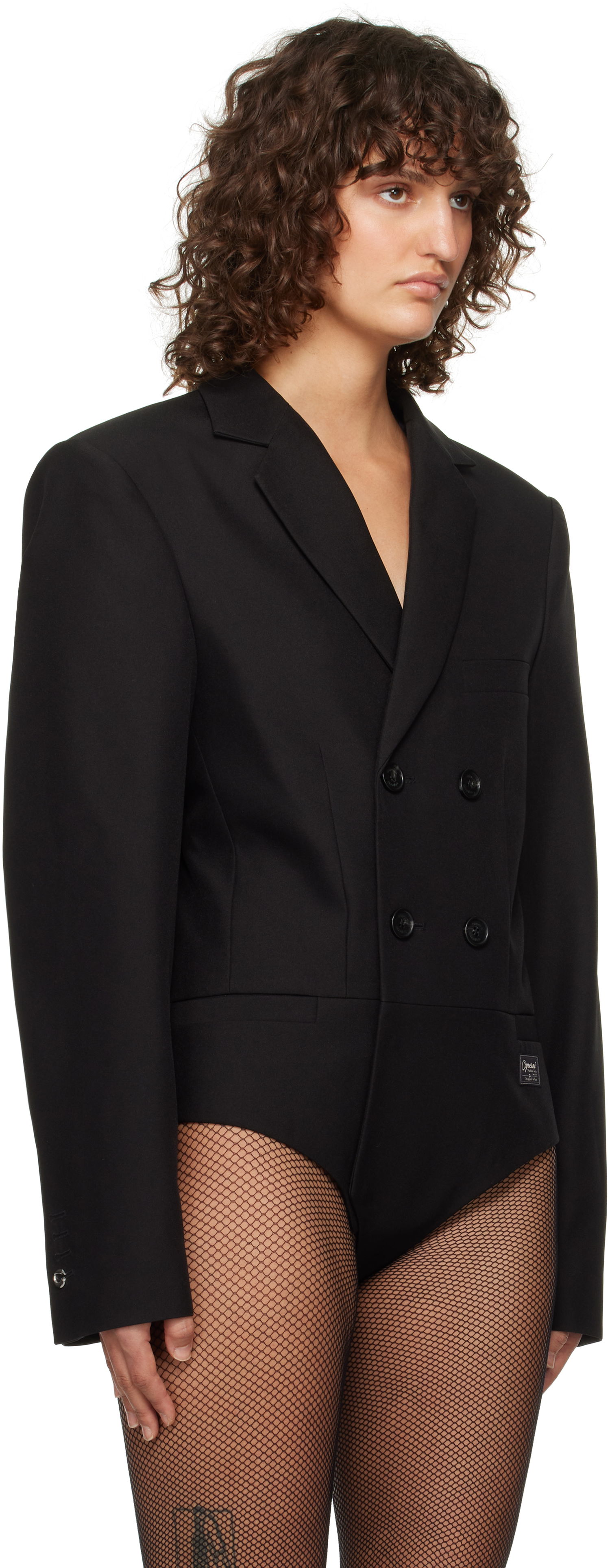 боди Coperni Coperni Tailored Bodysuit Черно | COPV63F3004, 1