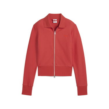 Яке бомбър Puma Women's PREMIUM ESS Knit Cardigan Червено | 629781_15, 5