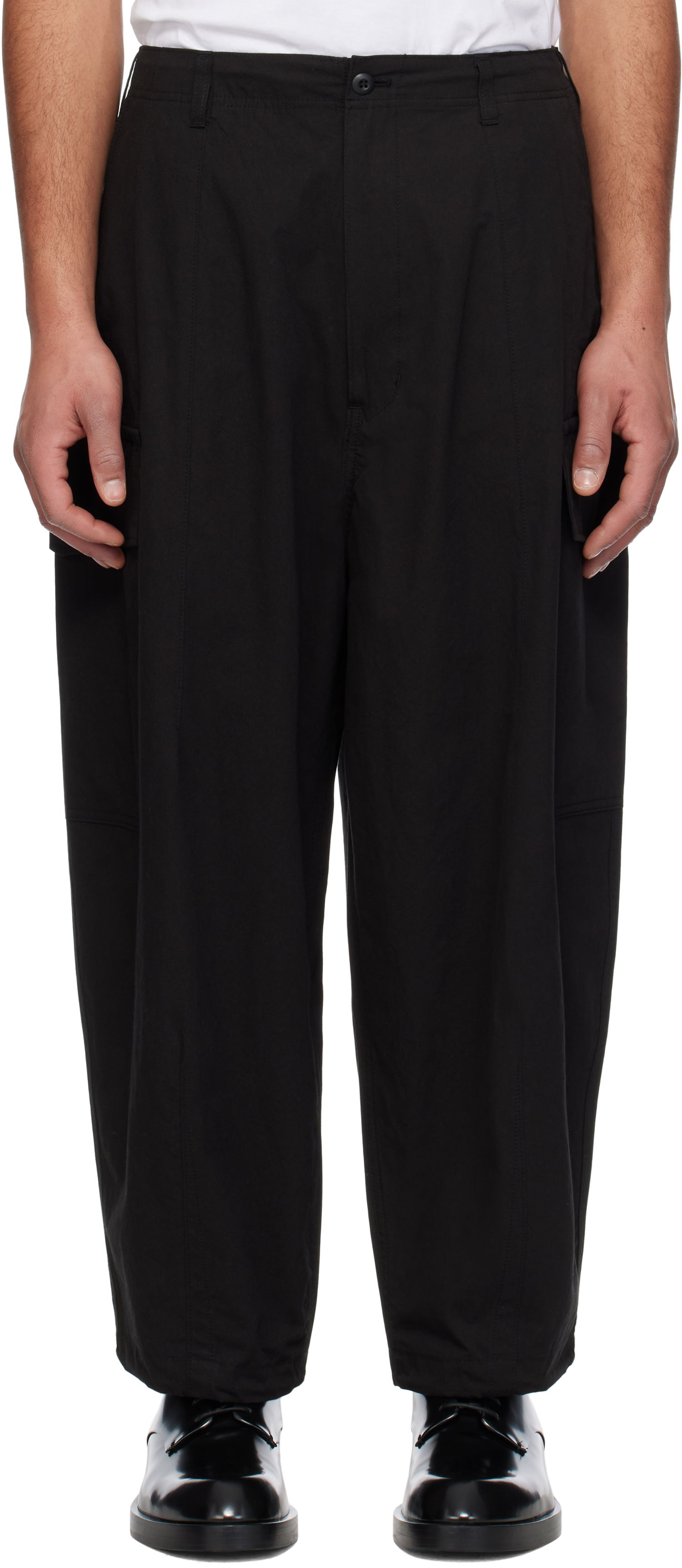 Карго панталони Comme des Garçons Homme Compact Weather Cargo Pants Черно | HO-P011-051, 0