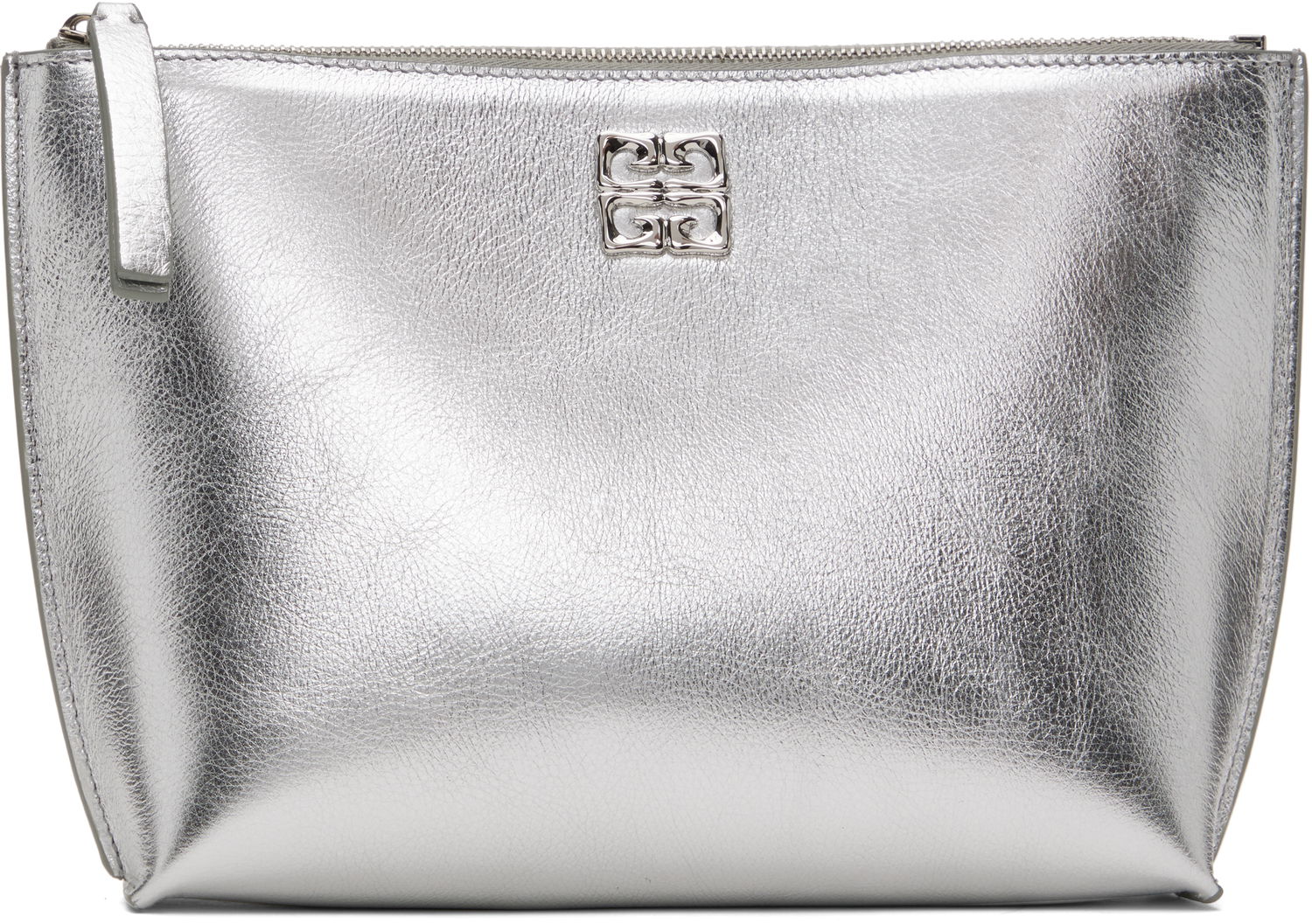 Дамска чанта Givenchy Metallic Leather Pouch Металик | BB60NSB1ZB934, 0