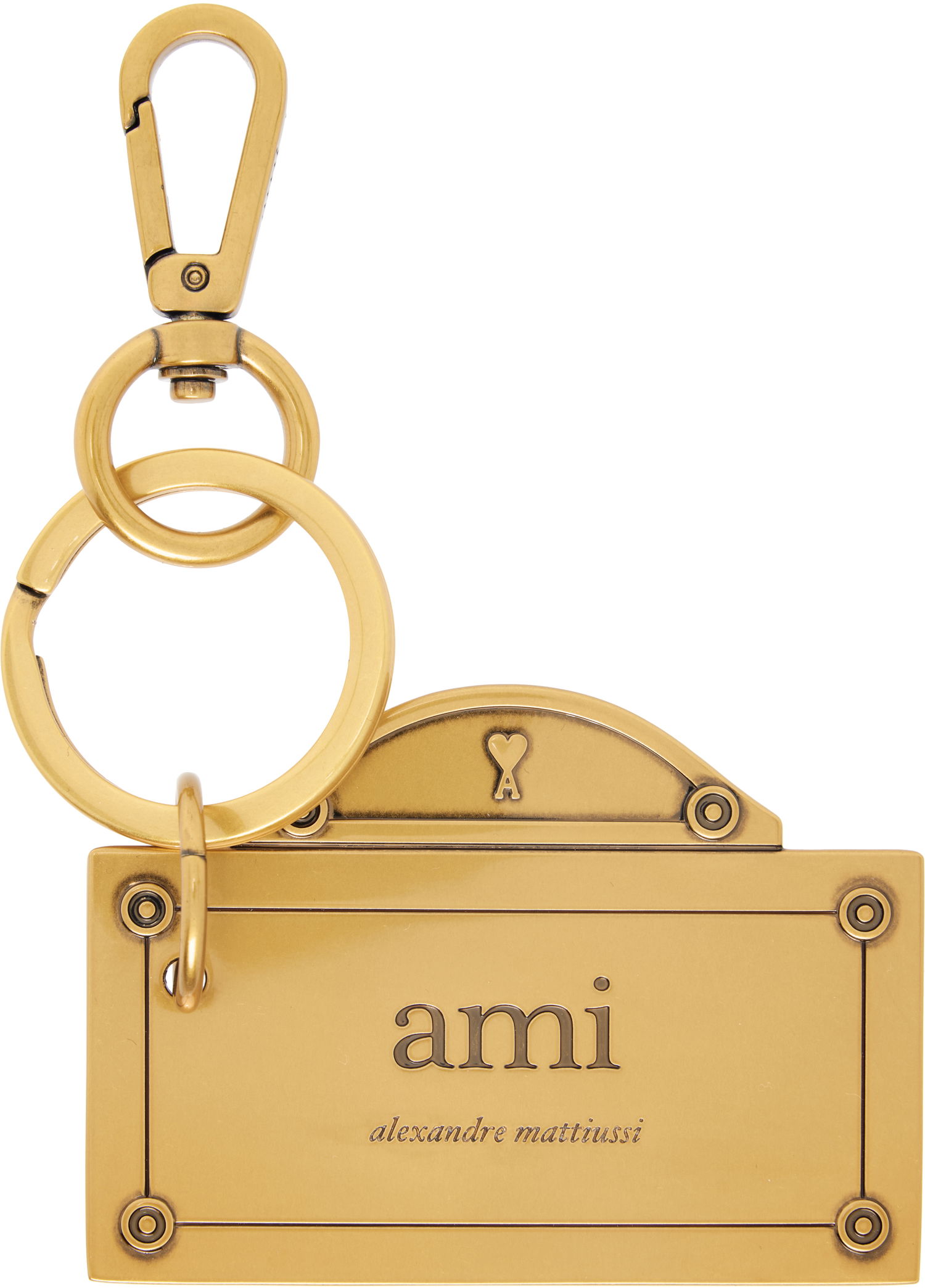 Ключодържатели AMI AMI Street Plate Keychain Металик | UKR913.369, 0