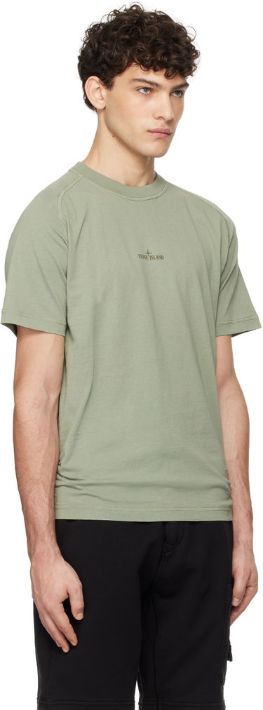 Тениска Stone Island Stone Island Organic Cotton Jersey T-Shirt Черно | K1S15 2100020 S0080, 4