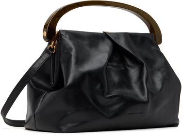 Дамска чанта Dries Van Noten Dries Van Noten Large Leather Top Handle Bag Черно | 252-011525-195, 2
