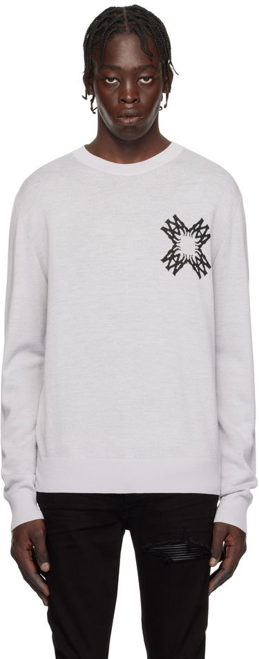 Пуловер AMIRI Quad Star Knit Sweater Сиво | AMKNCW1072, 0