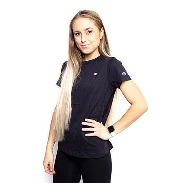 Тениска Champion Crewneck Tee Черно | 114127-KK001, 0