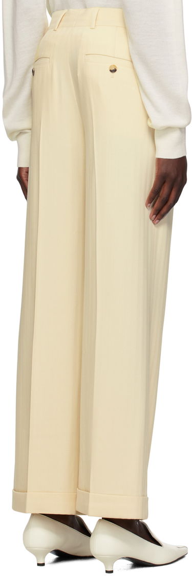 Панталони TOTEME TOTEME Tailored Wide Leg Trousers Бежово | 233-2039-266, 2