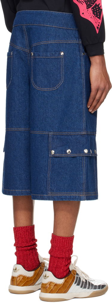 Къси панталони Chopova Lowena Chopova Lowena Balmy Denim Cargo Shorts Синьо | 4098, 2