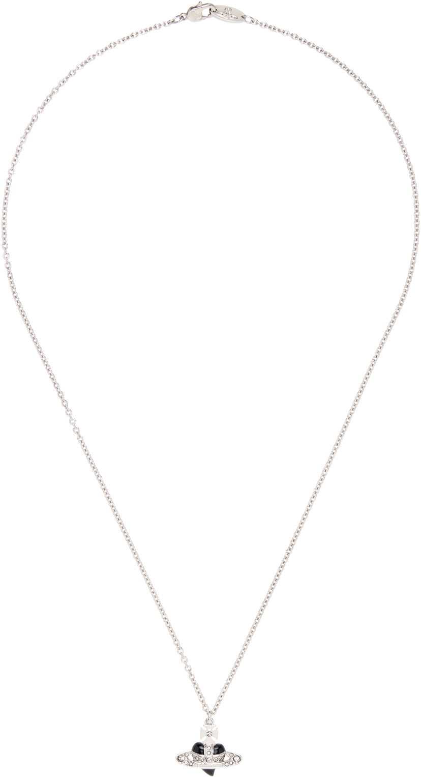 Колие Vivienne Westwood Heart Pendant Necklace Металик | 630203BV-02P136-CN