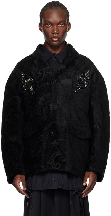 Яке Simone Rocha Simone Rocha Embellished Boxy Jacket Черно | 6099B 1092, 0