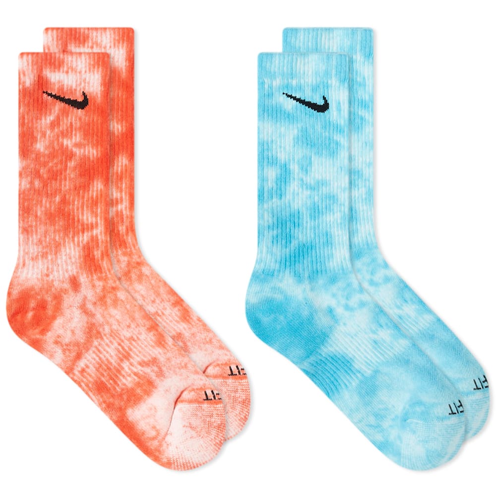 Чорапи Nike Tiedye Sock - 2 Pack Многоцветен | DM3407-902, 0