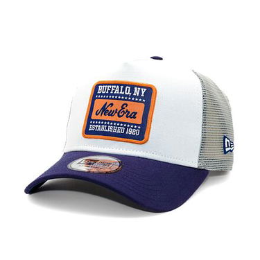 Шапка с козирка New Era New Era Patch Canvas 9FORTY Trucker Cap, One Size (56-59 cm) Бяло | 60603675, 0