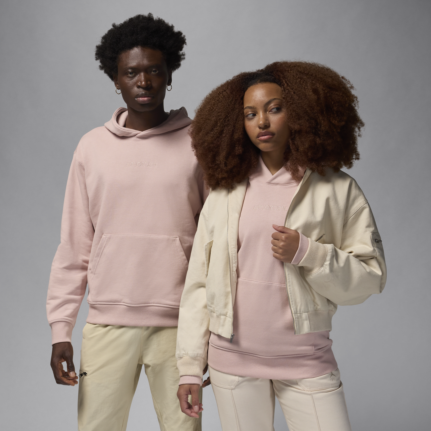 Суитчър Jordan Wordmark Fleece Hoodie Розово | FZ3952-601, 0