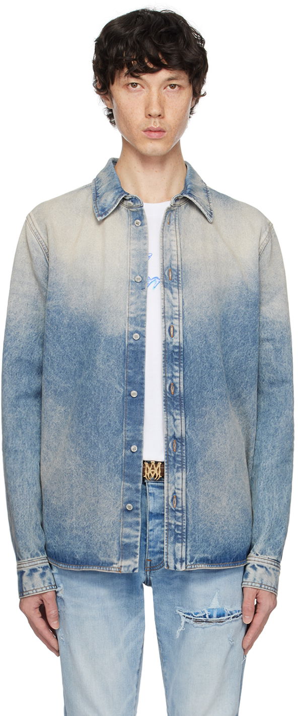 Риза AMIRI MA Quad Interior Shirt Синьо | AMDNLS1005, 0