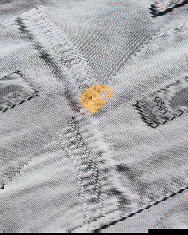 Панталони Carhartt WIP Single Knee Pants Chalk Wash Сиво | I035559 895F, 4