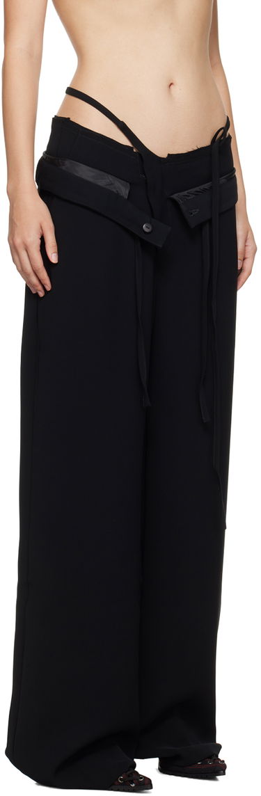 Панталони Ottolinger Ottolinger Double Fold Suit Trousers Черно | 1230801921, 4