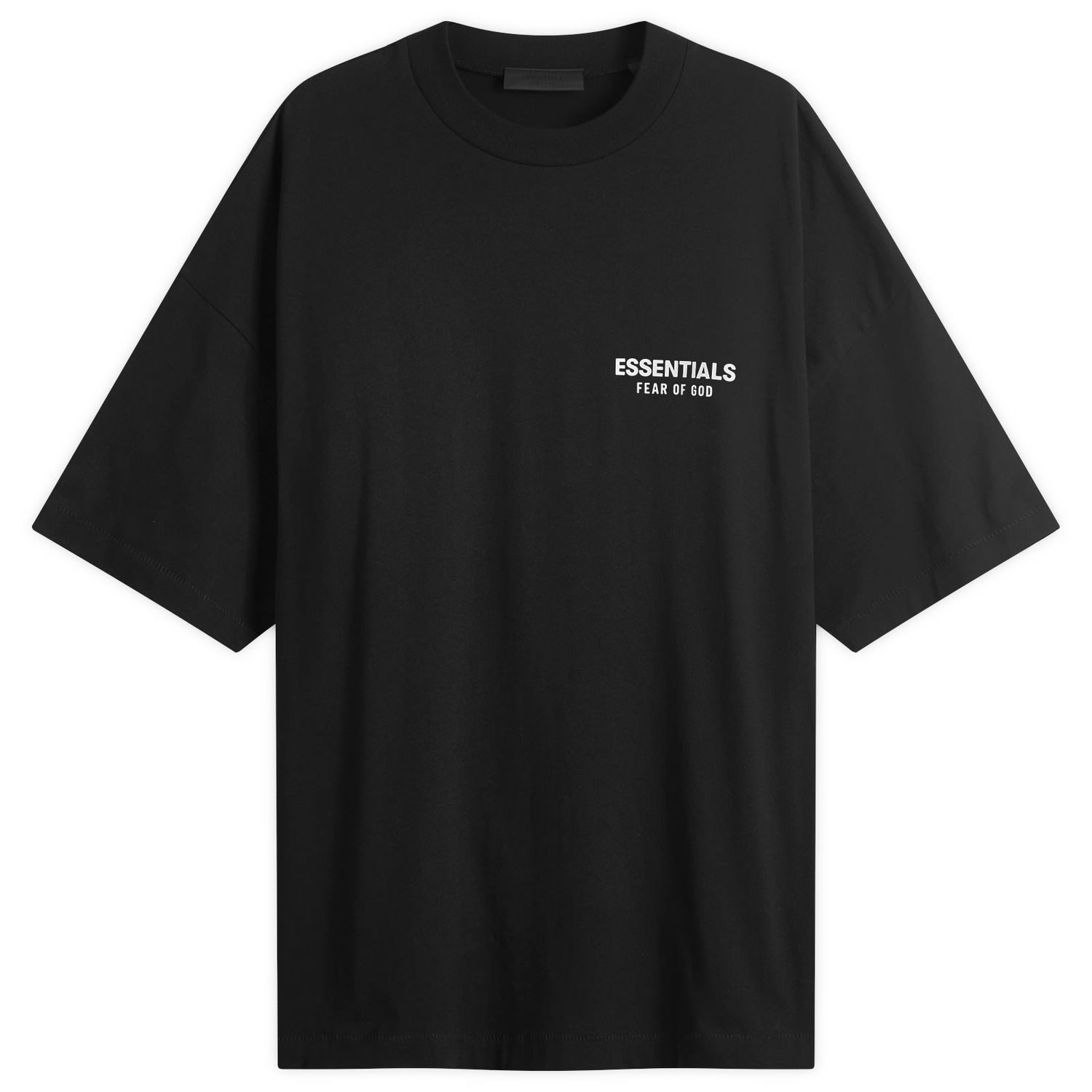 Тениска Fear of God ESSENTIALS Core Logo Jersey T-Shirt Черно | 125HO244360F, 1