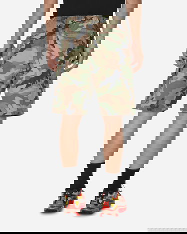 Къси панталони Stüssy Ripstop Cargo Beach Shorts Зелено | 112297E CAMO, 4