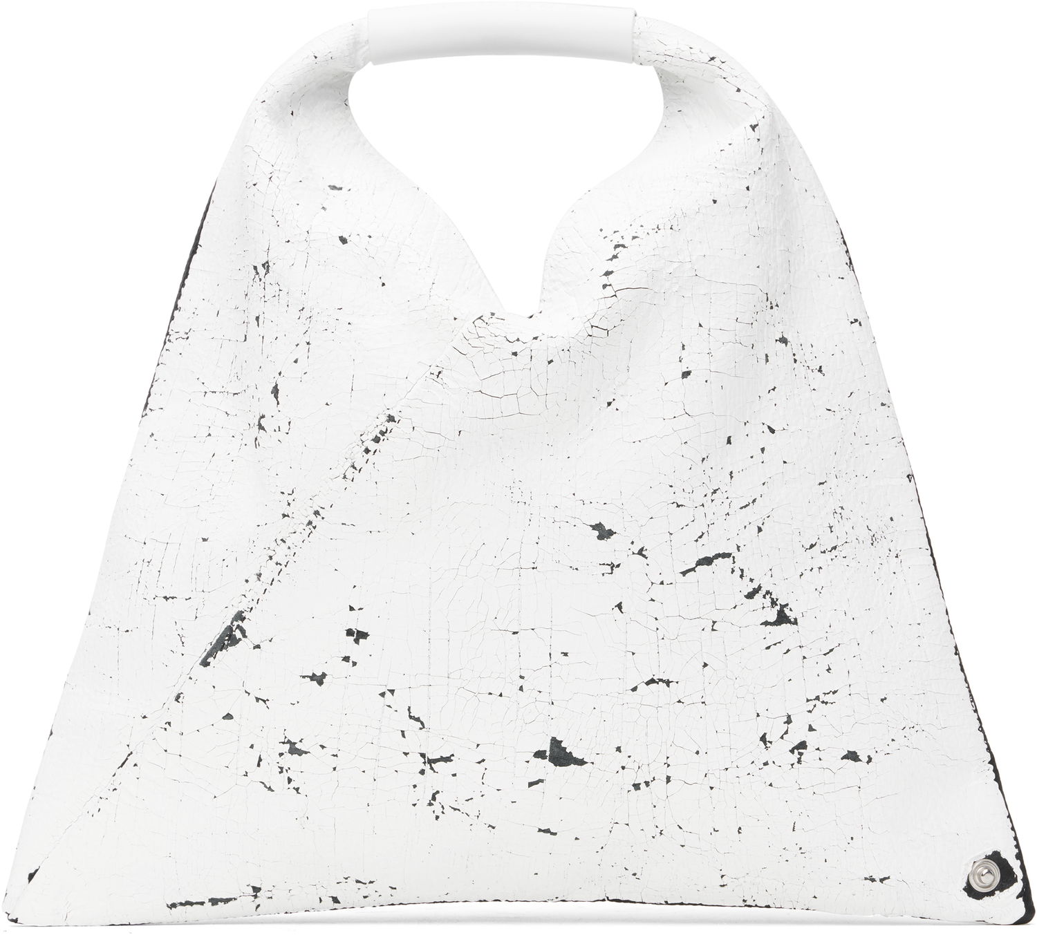 Дамска чанта Maison Margiela MM6 Maison Margiela Triangle Mini Tote Bag Бяло | SB6WD0013 P8333, 0