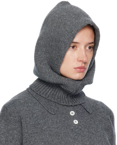 Шал &Daughter &Daughter Hand-Knitted Hooded Cowl Сиво | HKN03924, 1