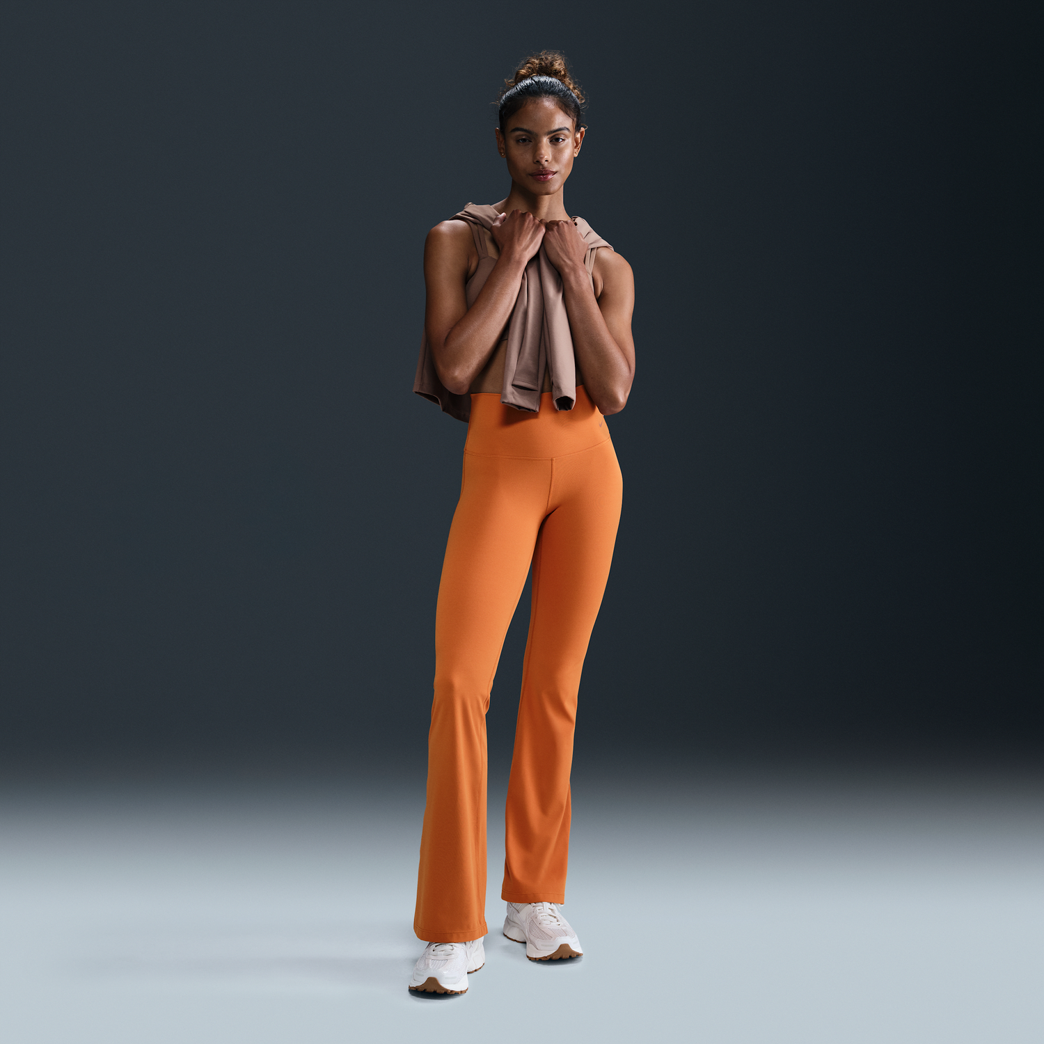 Клинове Nike Nike Zenvy High-Waisted Flare Leggings Оранжево
 | FV7921-815, 0