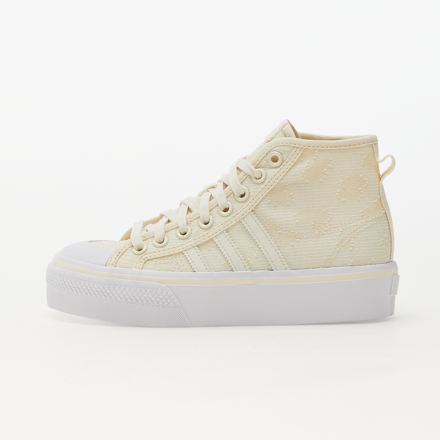 Кецове и обувки adidas Originals Nizza Platform Mid Бежово | GX8356, 1