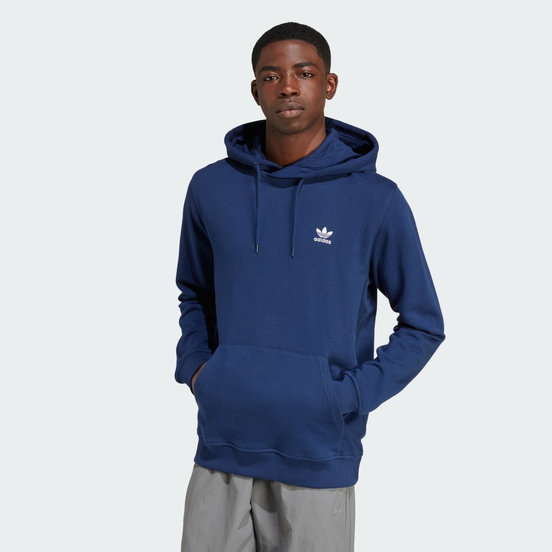 Суитчър adidas Performance Trefoil Essentials Hoodie Синьо | IX7668, 0