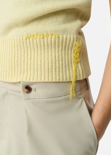 Жилетка AXEL ARIGATO Marla Cropped Sleeveless Knit Vest with Side Detail Жълто | A3356003, 5