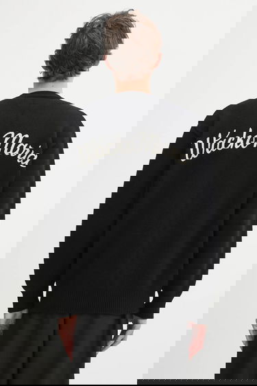 Пуловер WACKO MARIA Wacko Maria Classic Wool Cardigan Черно | 25FW.WMK.KN13, 2