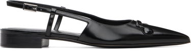 Кецове и обувки Marni Marni Leather Trunkaroo Pointed Toe Slingback Ballerina Flats Черно | SAMS029301 P7403, 0