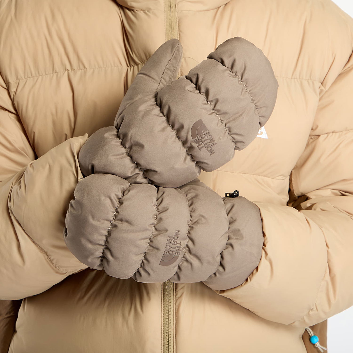Ръкавици The North Face Montana Puffer Mitt Бежово | NF0A88JQBOW1, 0